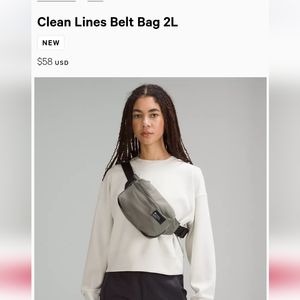 Lululemon Clean Lines Belt Bag 2L